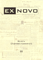 Ex Novo III. Revista d’Història i Humanitats