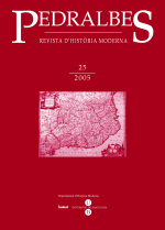 Pedralbes 25. Revista d’Història Moderna (2005)