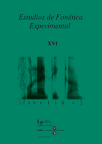 Estudios de Fonética Experimental XVI