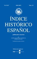 Índice Histórico Español volumen XLIV núm. 121, año 2006 [2007]