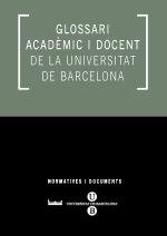 Glossari acadèmic i docent de la Universitat de Barcelona