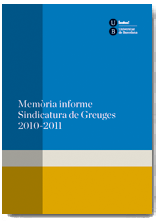 Memòria informe Sindicatura de Greuges 2010-2011 (CD-ROM)