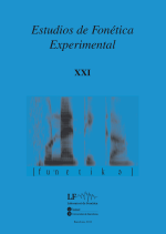 Estudios de Fonética Experimental XXI
