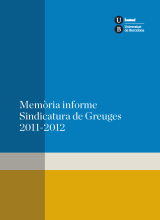 Memòria informe Sindicatura de Greuges 2011-2012 (CD-ROM)