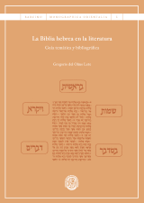 Biblia hebrea en la literatura, La. Guía temática y bibliográfica
