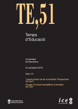 Temps d’Educació 51. L’ensenyament de les humanitats: Perspectives de futur?. Dossier: El creuer transatlàntic universitari de 1934