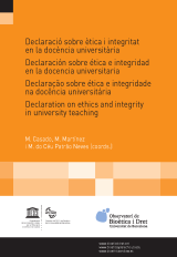 Declaració sobre ètica i integritat en la docència universitària