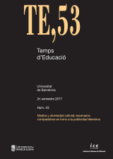 Temps d’Educació 53. Medios y diversidad cultural: escenarios comparativos en torno a la publicidad televisiva