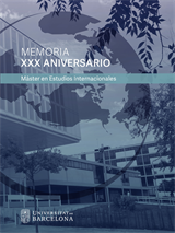 Memoria XXX Aniversario. Máster en Estudios Internacionales (eBook)