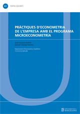 Pràctiques d’Econometria de l’Empresa amb el programa MicroEconometría