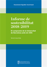 Informe de sostenibilitat 2018-2019. Versió resumida
