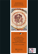 Población de Carthago Nova de la conquista al principado, La. Epigrafía y onomástica
