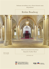Honoris causa Robin Boadway (eBook)