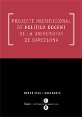 Projecte institucional de política docent de la Universitat de Barcelona (eBook)