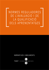 Normes reguladores de l’avaluació i de la qualificació dels aprenentatges (eBook)