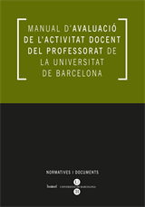 Manual d’avaluació de l’activitat docent del professorat de la Universitat de Barcelona (eBook)