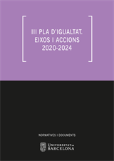 III Pla d’igualtat. Eixos i accions 2020-2024