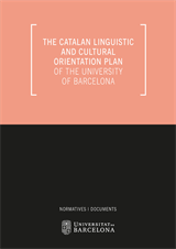 The Catalan Linguistic and Cultural Orientation Plan of the University of Barcelona (eBook)