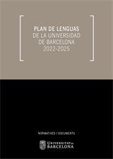 Plan de lenguas de la Universidad de Barcelona 2022-2025 (eBook)