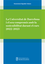 Universitat de Barcelona i el seu compromís amb la sostenibilitat durant el curs 2022-2023 (eBook), La