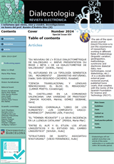 Dialectologia. Special Issue XIV. Revista electrònica 