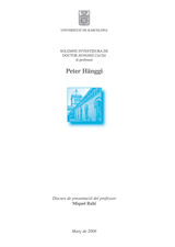 Honoris causa Peter Hänggi (eBook)